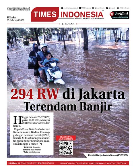 berita banjir di jakarta
